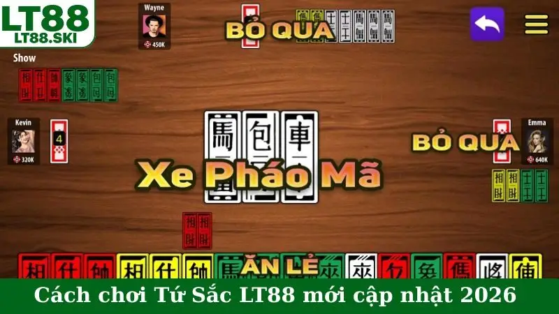 Cách chơi Tứ Sắc LT88 mới cập nhật 2026