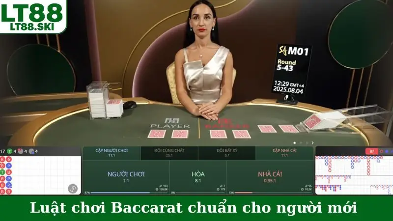 Luật chơi Baccarat chuẩn cho người mới