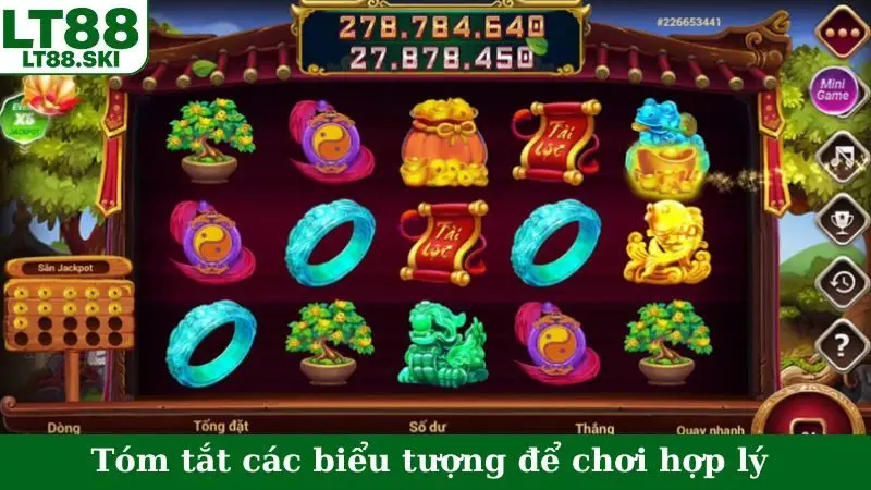 Tóm tắt các biểu tượng để chơi hợp lý